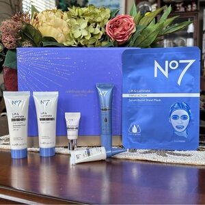 Brand New No7 Lift & Luminate Triple Action Skincare Collection Boxed Gift Set